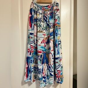 ⛵️🌴⛱️ Summer Vacation ☀️ Take a Trip ☀️ Beach Palazzo Wide Leg Pants ⛵️🌴⛱️